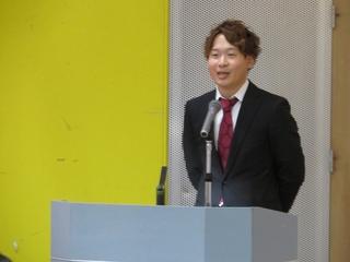 アグリネットくしろの猪狩会長あいさつ