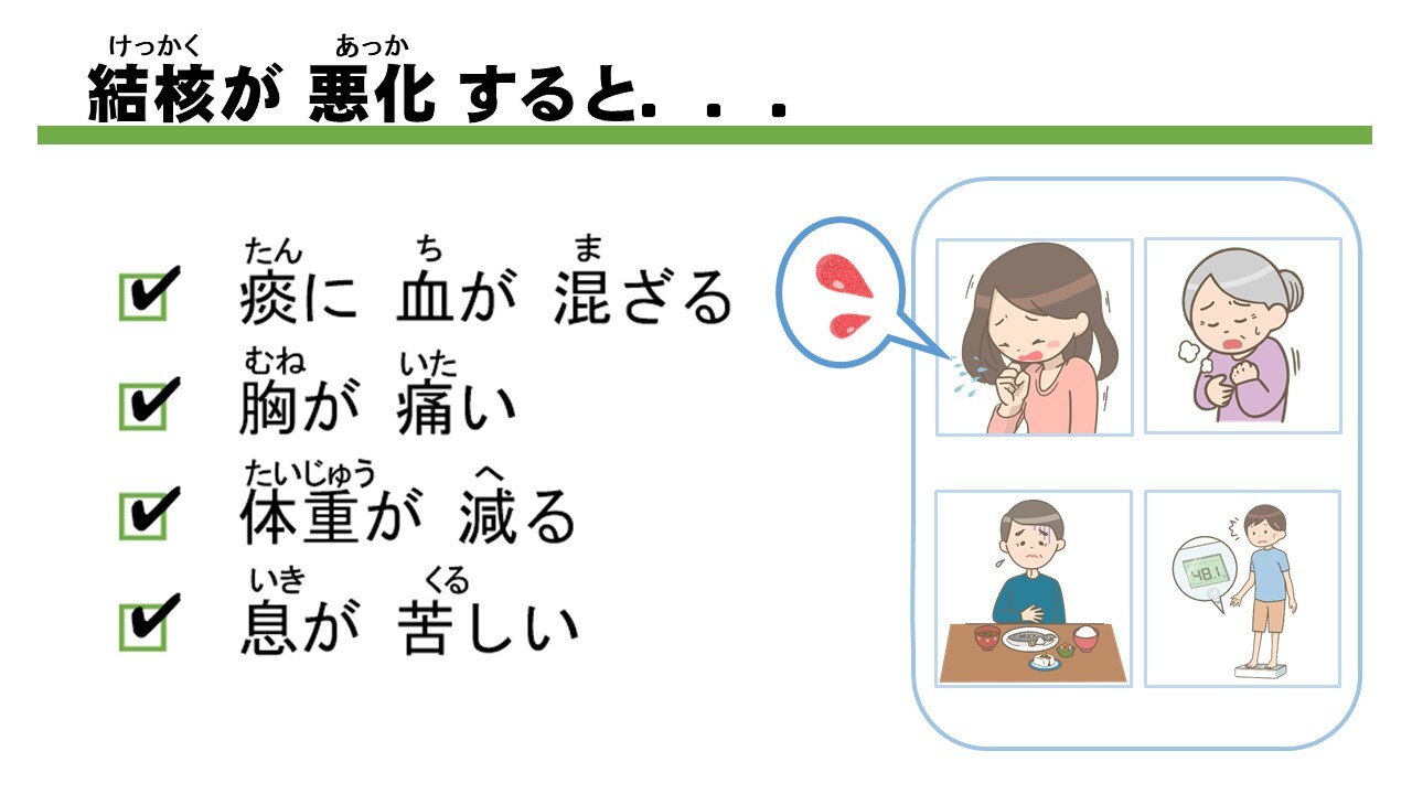 優しい日本語版正しく知ろう！結核のこと