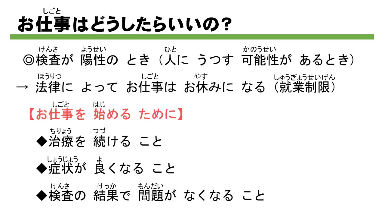 優しい日本語版正しく知ろう！結核のこと