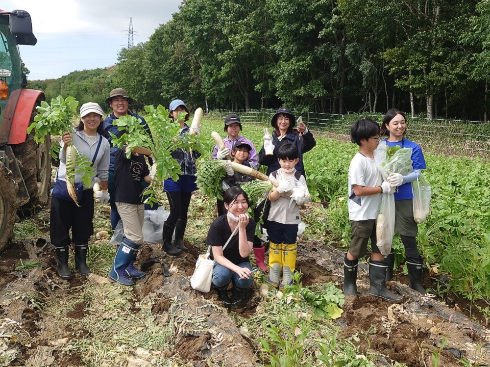 大根抜き体験