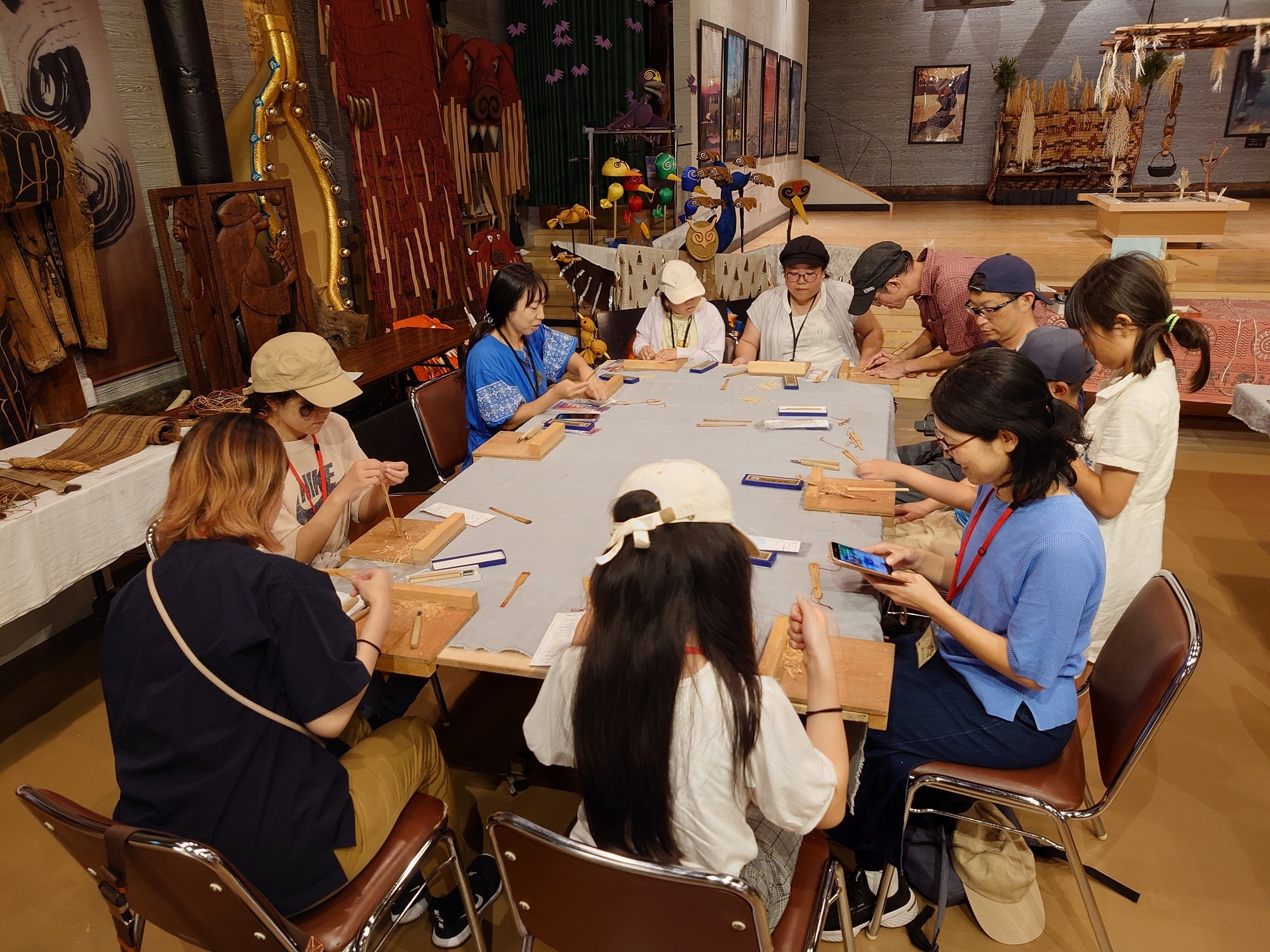 ムックリ製作体験