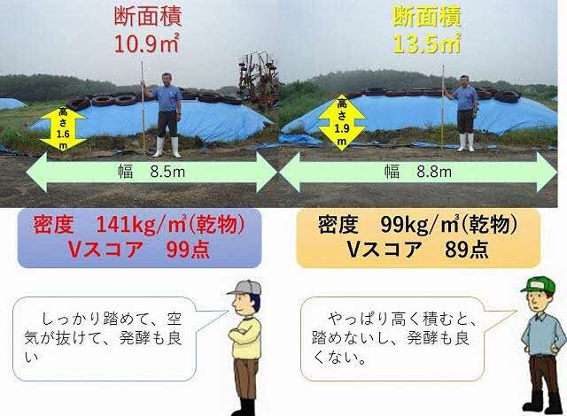 スタックサイロは低く細く作ろう 釧路総合振興局産業振興部釧路農業改良普及センター