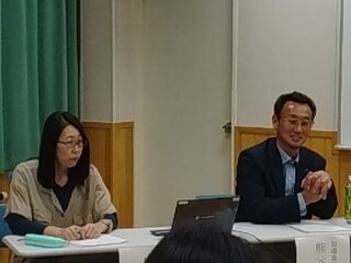 講師の熊谷指導農業士（右）、山谷農業士（左）